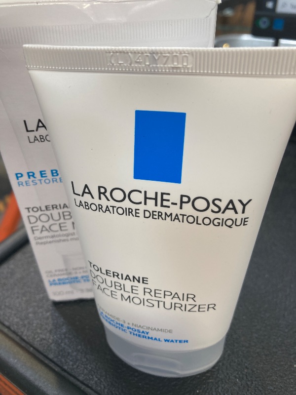Photo 1 of La Roche Posay Toleriane Double Repair Face Moisturizer, Daily Moisturizer Face Cream with Ceramide and Niacinamide for All Skin Types, Oil Free, Fragrance Free