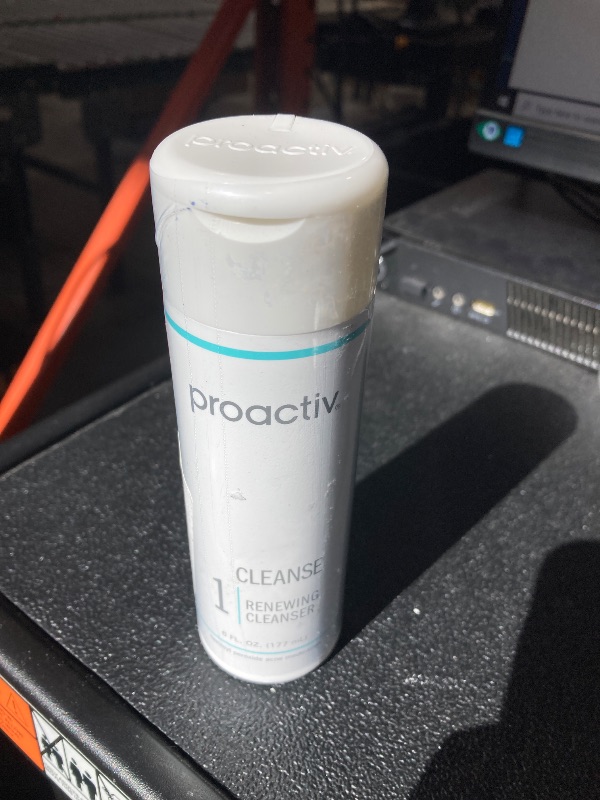 Photo 1 of Proactiv Acne Cleanser - Benzoyl Peroxide Face Wash and Acne Treatment - Daily Facial Cleanser and Hyularonic Acid Moisturizer with Exfoliating Beads - 90 Day Supply, 6 Oz