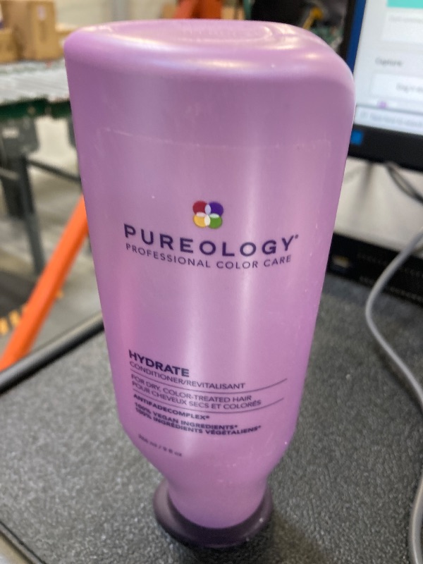 Photo 1 of Pureology Hydrate Moisturizing Conditioner | Softens and Deeply Hydrates Dry Hair | For Medium to Thick Color Treated or Natural Hair | Sulfate Free Conditioner | Vegan