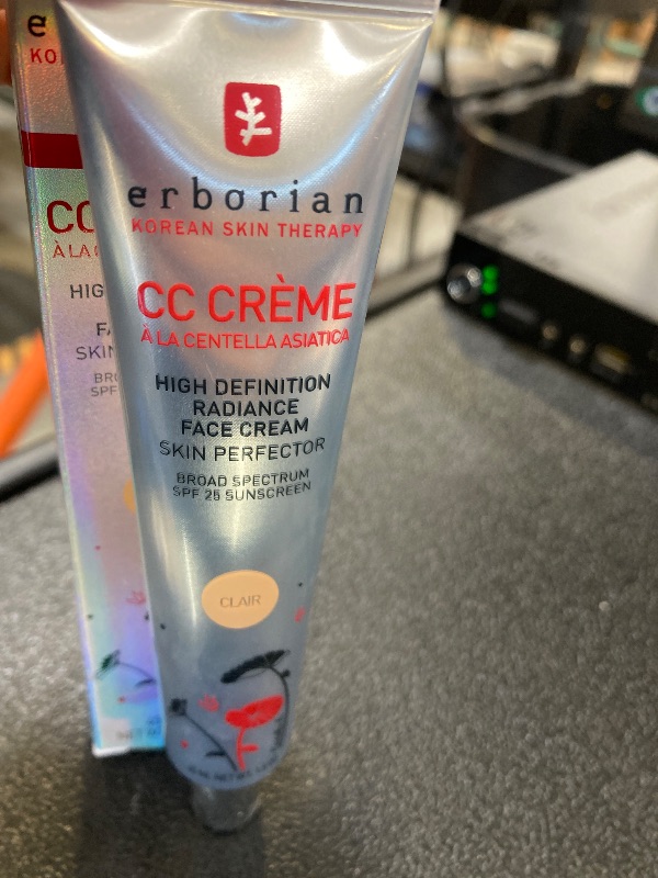 Photo 1 of Erborian Color Correcting CC Cream with Centella Asiatica, Fair (Clair) - Light Multi-Purpose Facial Concealer with Illuminating Finish Soothes & Hydrates - SPF Korean Skincare Skin Perfector - 1.5 Oz
