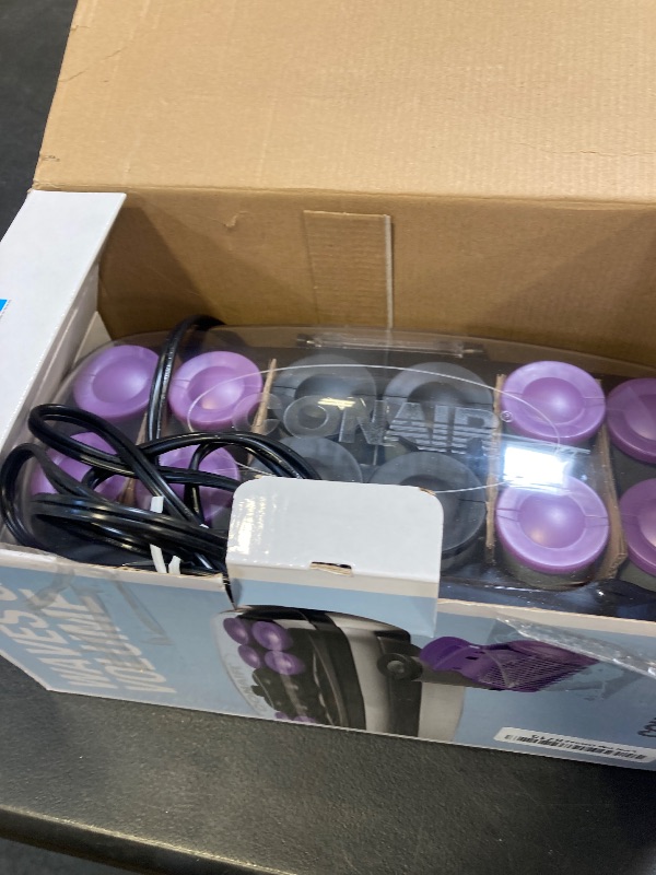 Photo 1 of Conair Hot Rollers Hair Curlers for Long, Medium and All Hair | Heated Rollers with Roller Clips Included | 1 1/2-inch and 1 3/4 inch Rollers | Amazon Exclusive