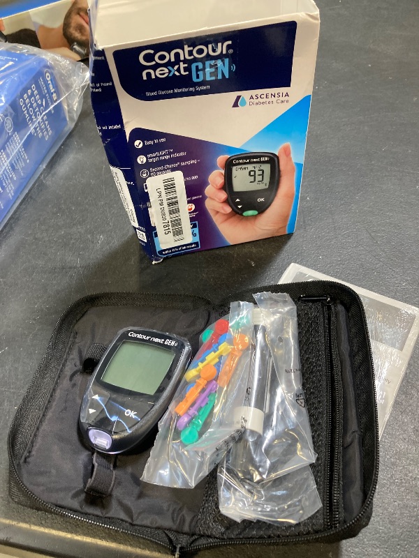 Photo 1 of Ascensia CONTOUR NEXT GEN Blood Glucose Monitoring System – All-in-One Kit for Diabetes with Glucose Monitor and 20 Test Strips For Blood Sugar & Glucose Testing