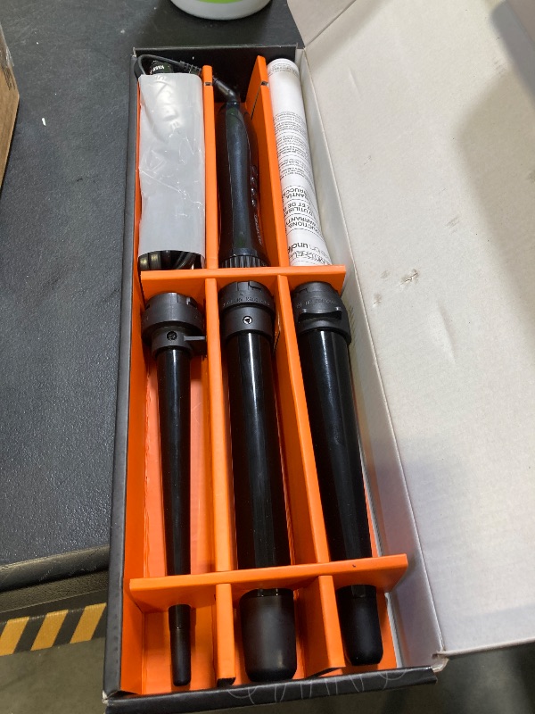 Photo 1 of Paul Mitchell Pro Tools Express Ion Unclipped 3-in-1 Ceramic Interchangeable Curling Wand, 3 Barrels for Multiple Hairstyles