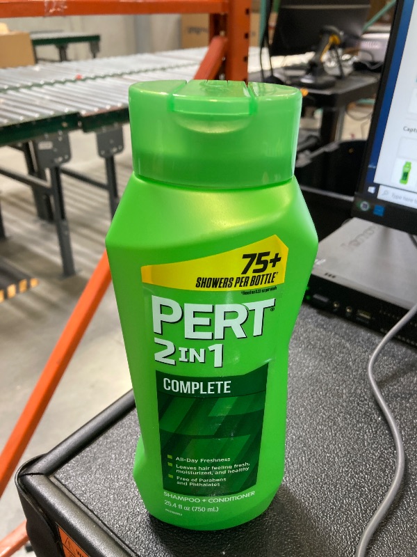 Photo 1 of PERT 2 in 1 Complete Clean Shampoo and Conditioner - Mens Shampoo for Daily Use - Hair Conditioner for Men - Removes Dirt, Oil, and Build Up - 25.4 oz