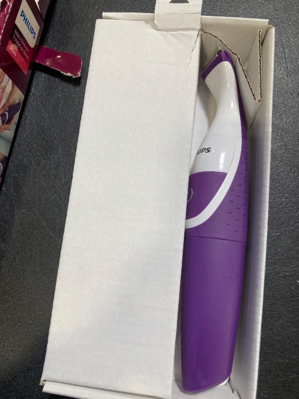 Photo 1 of Philips Beauty Bikini Genie Cordless Trimmer for Bikini Line Hair Removal, with Shaving Head and Comb, BRT383/50