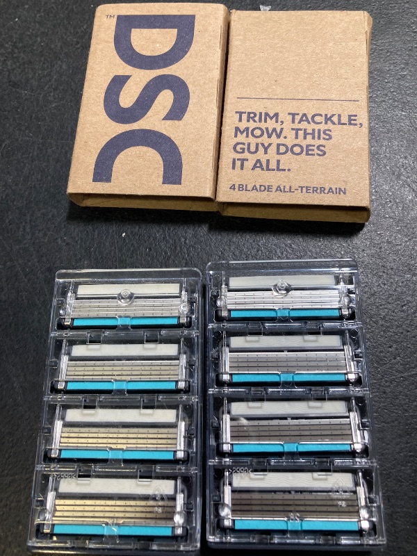 Photo 1 of Dollar Shave Club | 4 Blade Razor Refills (8 Pack) | Swift Rinse Blades for Longer and Thicker Hair
