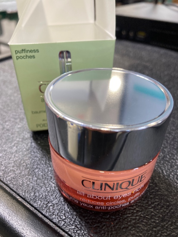 Photo 1 of Clinique All About Eyes Rich Eye Cream For Dark Circles With Hyaluronic Acid | Hydrating, Brightening + Depuffing, 1 Ounce