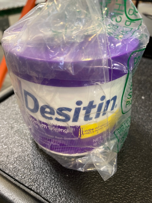 Photo 1 of Desitin Maximum Strength Baby Diaper Rash Cream, 40% Zinc Oxide for Treatment, Relief & Prevention, Hypoallergenic, Phthalate- & Paraben-Free Paste, Protects Skin For Up To 12 Hours, 16 oz