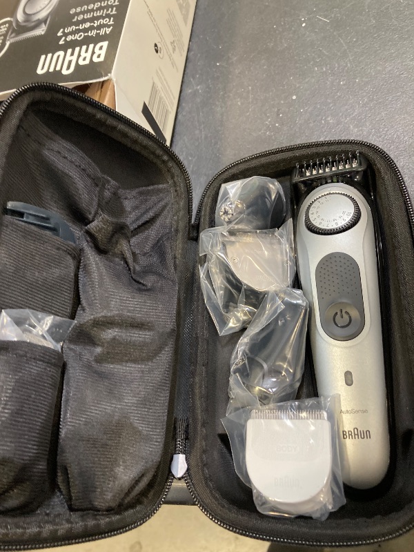Photo 1 of Braun All-in-One Men's Shaving Kit Series 7 7440, 12-in-1 Beard, Face, Nose, Ear Trimmer, Hair Clippers, Body Groomer and Manscaping