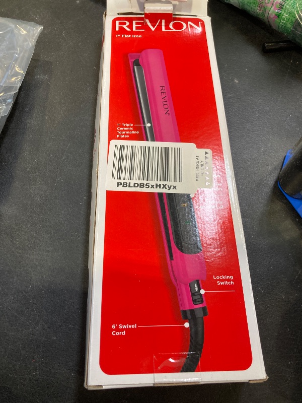 Photo 1 of Revlon Smooth Brilliance Ceramic Hair Flat Iron | Smooth Glide and Ultra-Sleek Sylas, (1 in)