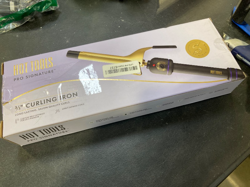 Photo 1 of Hot Tools 3/4" Curling Iron for Beginners | Long-Lasting Results, Defined Curls and Easy to Use with Temperature Control for All Hair Types up to 430?