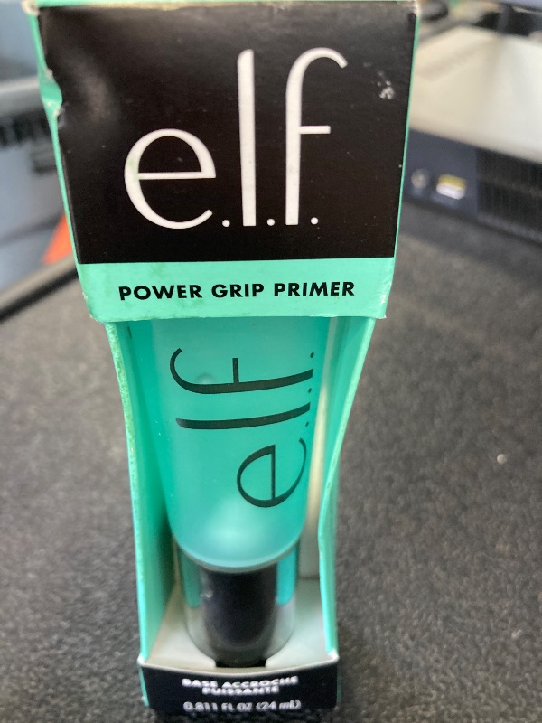 Photo 1 of e.l.f. Power Grip Primer, Gel-Based & Hydrating Face Primer For Smoothing Skin & Gripping Makeup, Moisturizes & Primes, 0.811 Fl Oz (24 ml.)