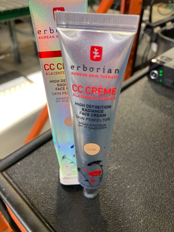 Photo 1 of Erborian Color Correcting CC Cream with Centella Asiatica, Fair (Clair) - Light Multi-Purpose Facial Concealer with Illuminating Finish Soothes & Hydrates - SPF Korean Skincare Skin Perfector - 1.5 Oz