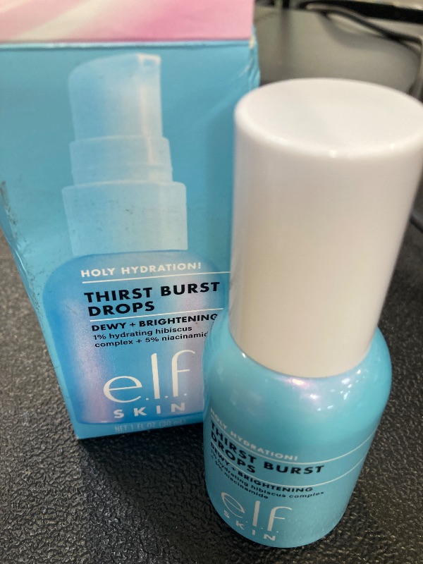 Photo 1 of e.l.f. SKIN Holy Hydration! Thirst Burst Drops, Serum For A Radiant Complexion Instantly & Over Time, Made With Hyaluronic Acid, Vegan & Cruelty-Free
