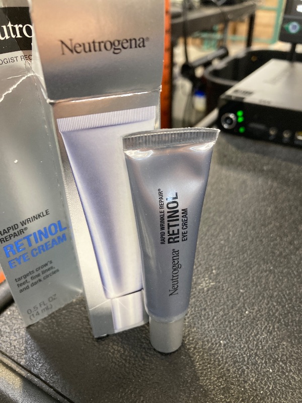 Photo 1 of Neutrogena Retinol Eye Cream for Dark Circles, Rapid Wrinkle Repair, Daily Anti-Aging Under Eye Cream with Retinol & Hyaluronic Acid to Fight Fine Lines, Wrinkles, & Dark Spots, 0.5 fl. oz