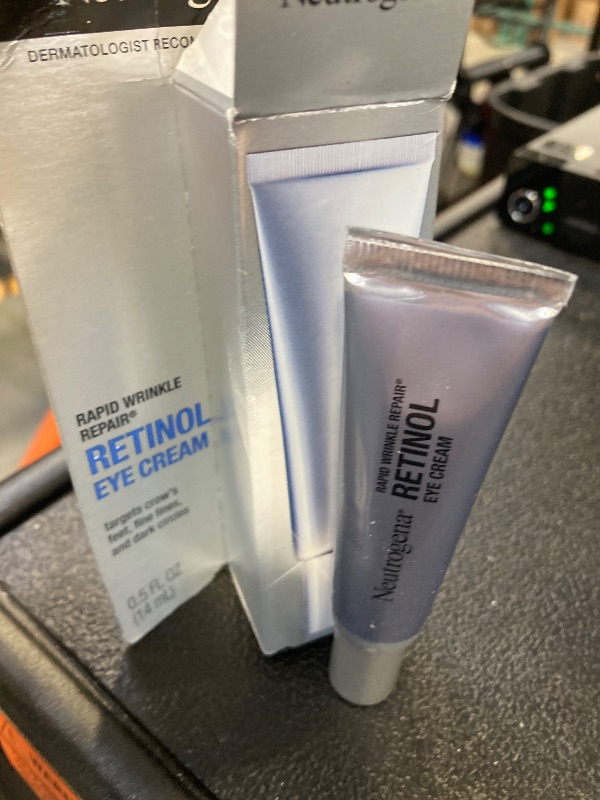 Photo 1 of Neutrogena Retinol Eye Cream for Dark Circles, Rapid Wrinkle Repair, Daily Anti-Aging Under Eye Cream with Retinol & Hyaluronic Acid to Fight Fine Lines, Wrinkles, & Dark Spots, 0.5 fl. oz