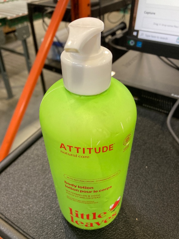 Photo 1 of ATTITUDE Body Lotion for Kids, EWG Verifed Moisturizer, Dermatologically Tested, Plant and Mineral Based Cream, Vegan, Watermelon & Coco, 16 Fl Oz