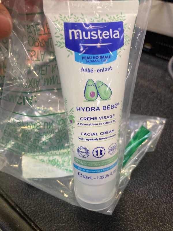 Photo 1 of Mustela Baby Soothing Moisturizing Cream - Face Moisturizer for Very Sensitive Skin - with Natural Avocado & Schizandra Berry - Fragrance-Free - 1.35 fl. oz.