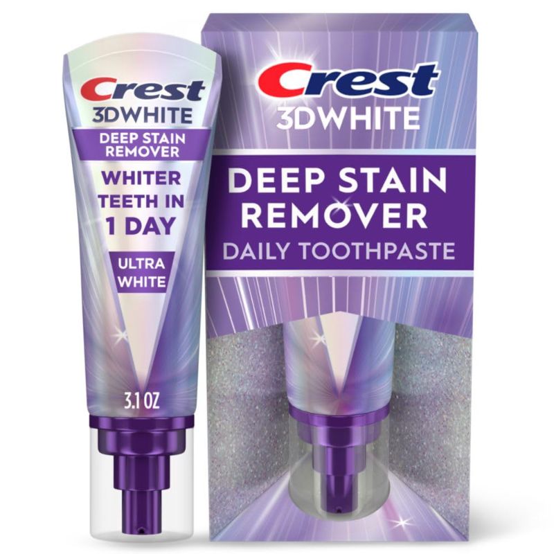 Photo 1 of Crest 3DWhite Brilliance Deep Stain Remover Brilliant White Toothpaste - 3.1oz/
