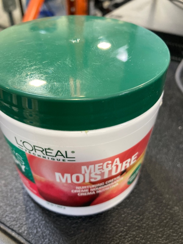 Photo 1 of L'OREAL TECHNIQUE Nature's Therapy Mega Moisture Crème - Conditioning and Detangling Hair Cream, Softens and Adds Shine With Botanical Extracts, For All Hair Types, 16 Oz