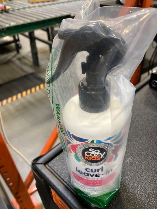 Photo 1 of So Cozy Leave In Conditioner Spray (8 Fl Oz) Paraben-Free Detangler for Kids' Curly Hair, Deep Conditioner & Tangle-Free Curls, Gentle & Nourishing with Keratin, Vitamin B5, Olive Oil & Jojoba Oil