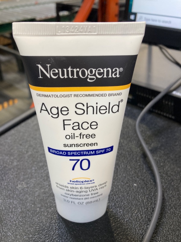 Photo 1 of Age Shield Face Oil-Free Sunscreen SPF 70