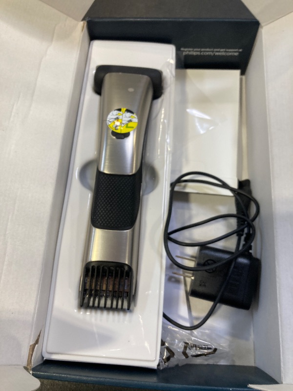Photo 1 of Philips Norelco Bodygroom 7000 Series, Showerproof Groin and Body Trimmer for Men, Precise Body Grooming, Adjustable Comb, Safe Even Below The Belt, 80 Min. Runtime, Model BG7030/49