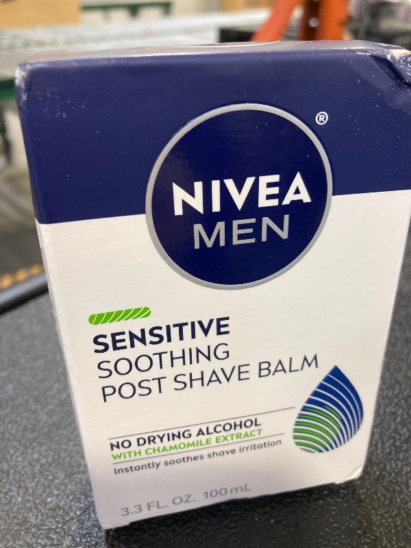 Photo 1 of NIVEA FOR MEN Sensitive Post Shave Balm 3.30 oz 