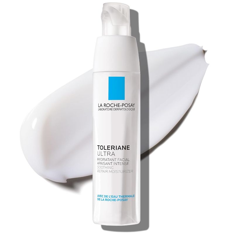 Photo 1 of La Roche-Posay Toleriane Dermallergo Ultra Soothing Repair Face Moisturizer for Sensitive Skin, Gentle Moisturizing Face Cream for Dry Skin, Packaging May Vary, Formerly Toleriane Ultra