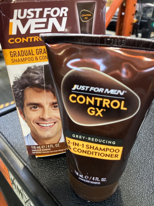 Photo 1 of Just For Men Control Gx 4 Ounce 2-N-1 Shampoo & Conditioner (118ml)