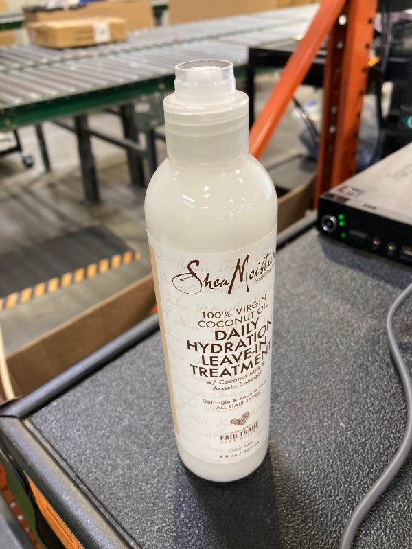 Photo 1 of Shea Moisture 100 Percent Virgin Coconut Oil Leave-In Treatment, 8 Ounce