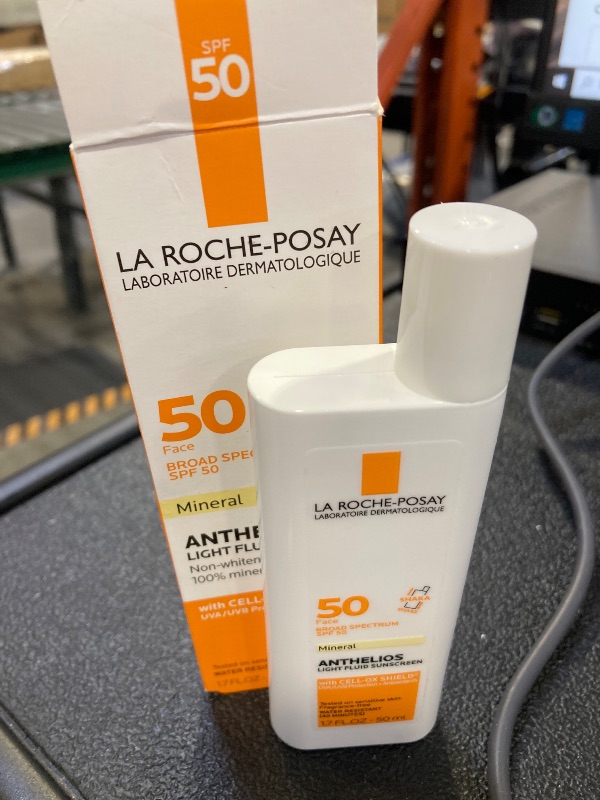 Photo 1 of La Roche-Posay Anthelios Mineral Ultra-Light Face Sunscreen SPF 50, Zinc Oxide Sunscreen for Face, 100% Mineral Sunblock, Oil Free for Sensitive Skin, Daily Sun Protection