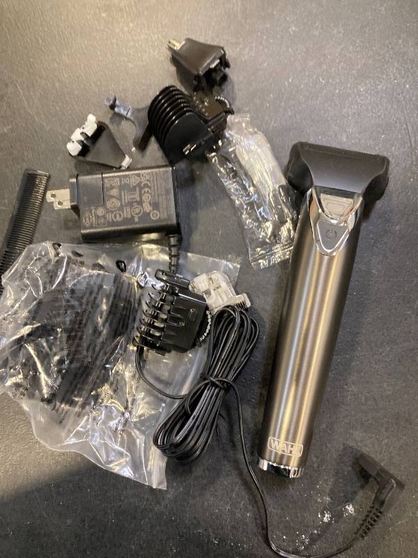 Photo 1 of Wahl Stainless Steel Lithium Ion 2.0+ Slate Beard Trimmer for Men - Electric Shaver, Nose Ear Trimmer, Rechargeable All in One Men's Grooming Kit - Model 9864