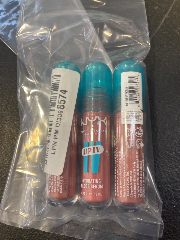 Photo 1 of 3 Pair Nyx Bundle Lip Gloss Serum / Final Sale 