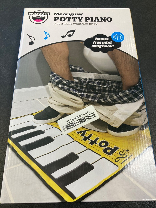 Photo 1 of BigMouth Inc. Potty Piano –Song Book and Batteries Included –Hilarious Bathroom Entertainment, Makes a Great Gag Gift for All Ages