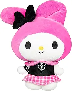 Photo 1 of Hello Kitty and Friends Series 2, My Melody 8-inch Punks Plush - Officially Licensed Sanrio Product from Jazwares - Ages 6+