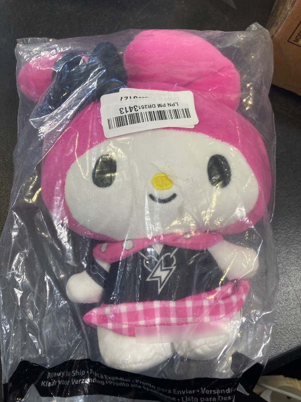 Photo 1 of Hello Kitty and Friends Series 2, My Melody 8-inch Punks Plush - Officially Licensed Sanrio Product from Jazwares - Ages 6+