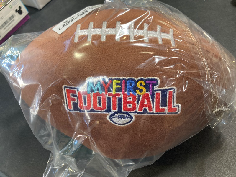 Photo 1 of Franklin Sports Kids Soft NFL MyFirst Football - Stuffed Football Plush Toy - Fun Decoration - 12"