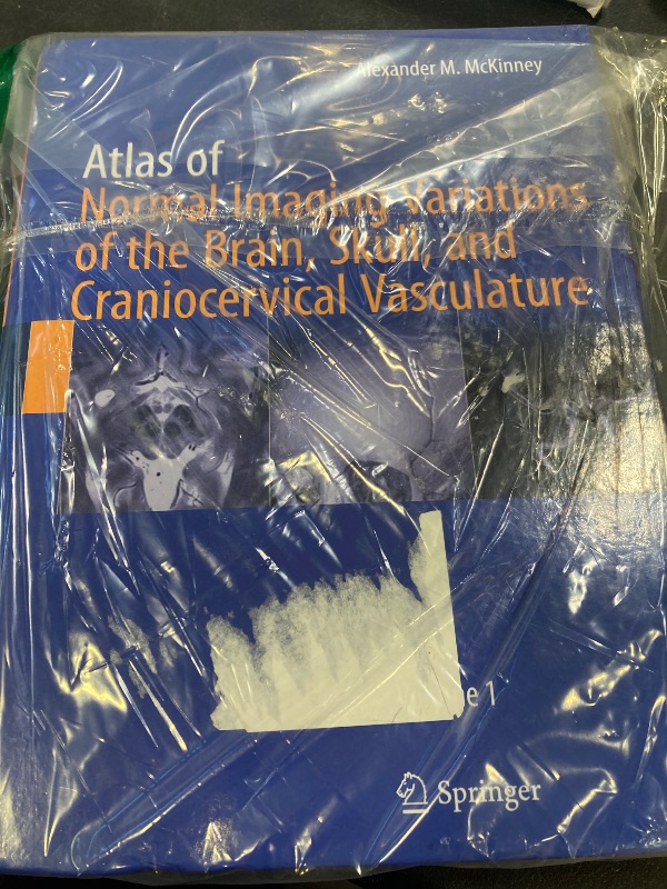 Photo 1 of Atlas of Normal Imaging Variations of the Brain, Skull, and Craniocervical Vasculature