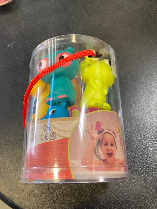Photo 1 of B. toys B. – 10 Finger Puppets – Animal Finger Puppets – Fox, Panda, Hippo, Giraffe, Dog – Lion, Cat, Frog, Elephant, Owl – 10 Months + – Pinky Pals Crew