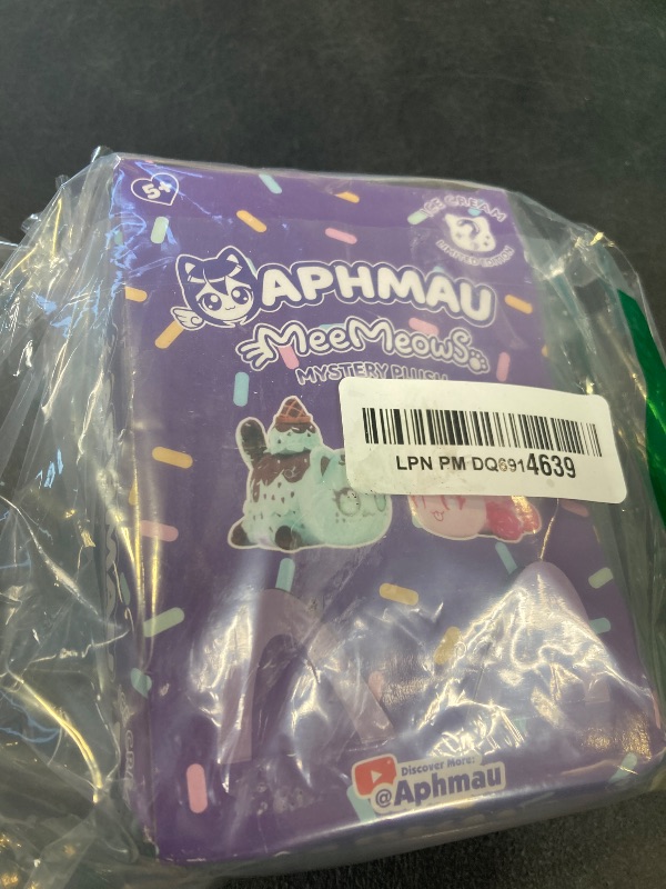 Photo 1 of Aphmau 6” MeeMeow Mystery Plush – Ice Cream; YouTube Gaming Channel, Blind Box, 1 of 8 Possible Ice Cream MeeMeows, Official Merch