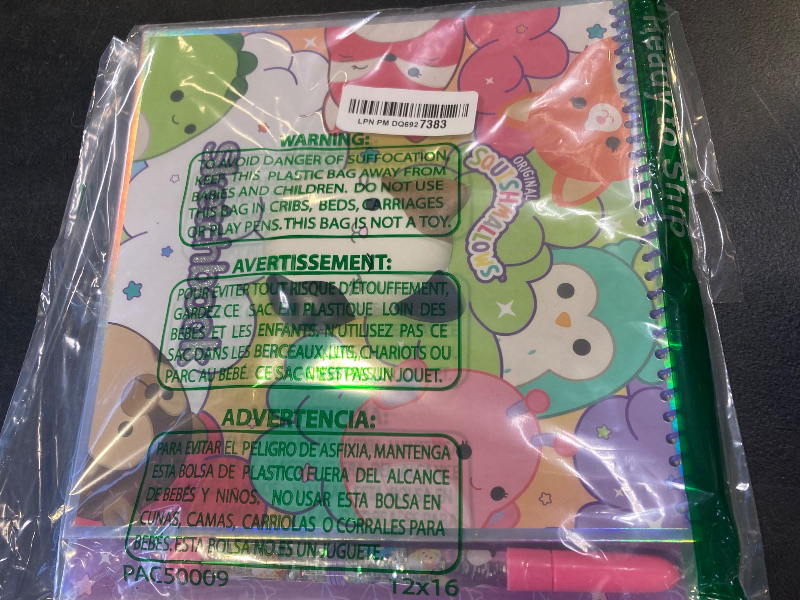 Photo 1 of Squishmallows Original Sketchbook, Over 20 Stationery Supplies, Features Scrapbook Stickers, Cam the Cat Fidget Toy, Drawing Paper, Great Kids Craft, Coloring Books for Kids Ages 4-8