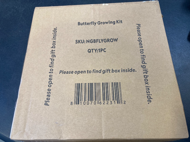 Photo 1 of NATIONAL GEOGRAPHIC Butterfly Growing Kit - Butterfly Habitat Kit with Voucher to Redeem 5 Caterpillars (S&H Not Included), Butterfly Cage, Feeder (Amazon Exclusive)