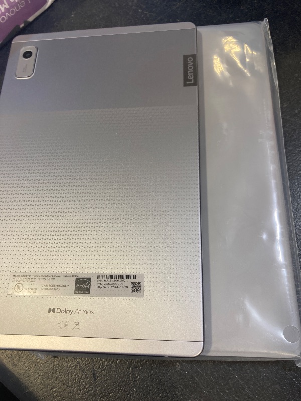 Photo 1 of Lenovo Tab M9-2023 - Tablet - Long Battery Life - 9" HD - Front 2MP & Rear 8MP Camera - 3GB Memory - 32GB Storage - Android 12 or Later - Folio Case Included, Gray
