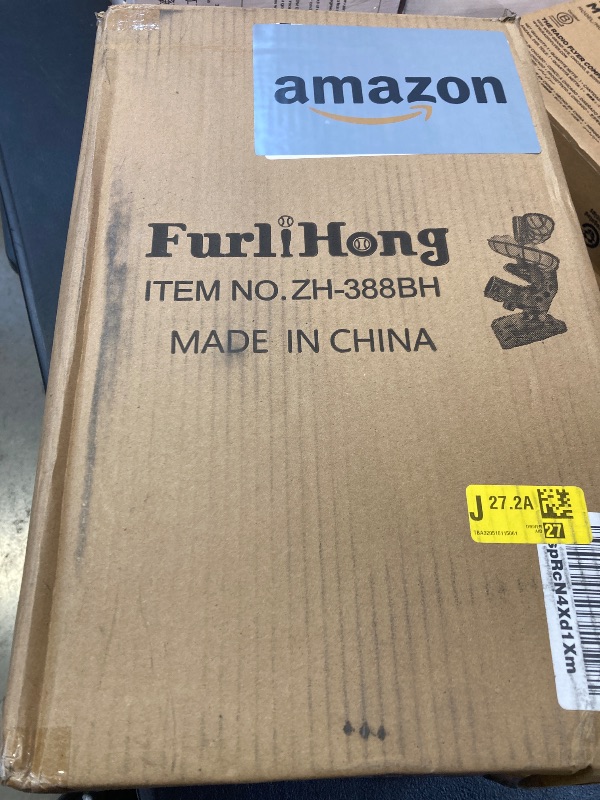 Photo 1 of Furlihong 388BH Baseball Pitching Machine, 4 Adjustable Angles, 3 Pitch Angles, Power Bank/Battery Powered, Includes 9 Training Balls, for Beginners