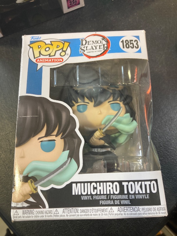 Photo 1 of Funko Pop Animation: Demon Slayer - Muichiro - (Attack) - 1/6 Odds for Rare Chase Variant - Collectable Vinyl Figure - Gift Idea - Official Merchandise - Toys for Kids & Adults - Anime Fans