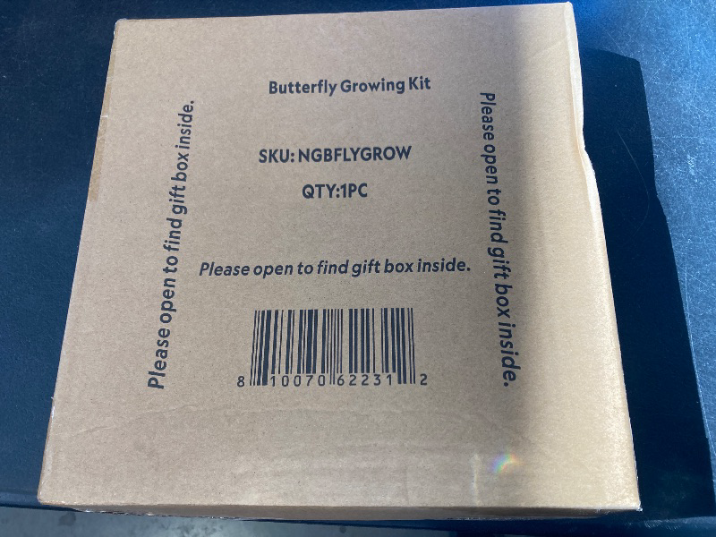 Photo 1 of NATIONAL GEOGRAPHIC Butterfly Growing Kit - Butterfly Habitat Kit with Voucher to Redeem 5 Caterpillars (S&H Not Included), Butterfly Cage, Feeder (Amazon Exclusive)