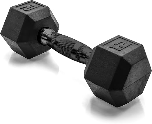 Photo 1 of CAP Barbell 12 LB Coated Hex Dumbbell Weight Pair with Black Handle