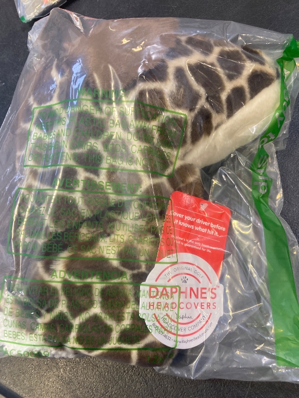 Photo 1 of Daphne's Headcovers Giraffe Driver Headcover | Premium Driver Headcovers | Funny Golf Club Covers | Stylish Protection for Your Clubs | Men's Golf Gear | Driver Headcover for Men and Women