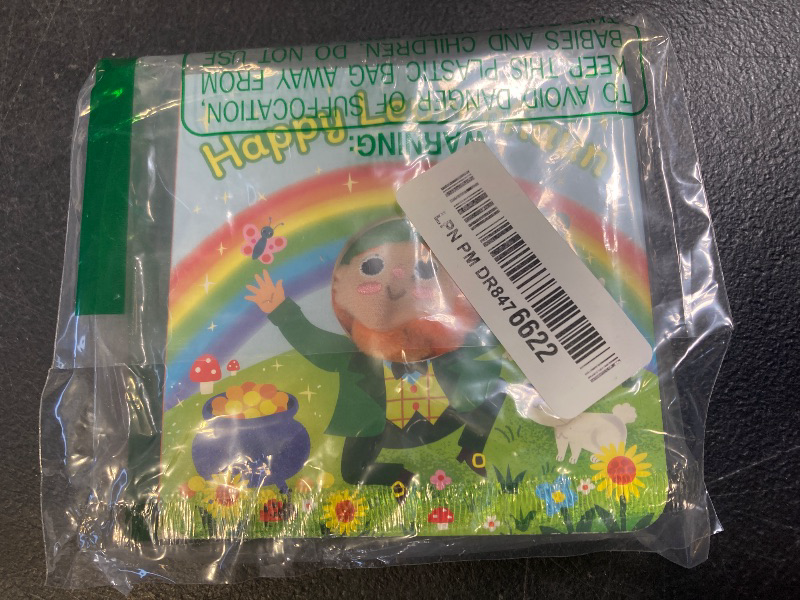 Photo 1 of Happy Leprechaun Finger Puppet Plush St. Patrick's Day Board Book Ages 0-4 (Finger Puppet Board Book)